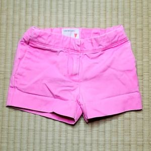 J.Crew Crewcuts garment dye neon pink Chino Shorts, 2T
